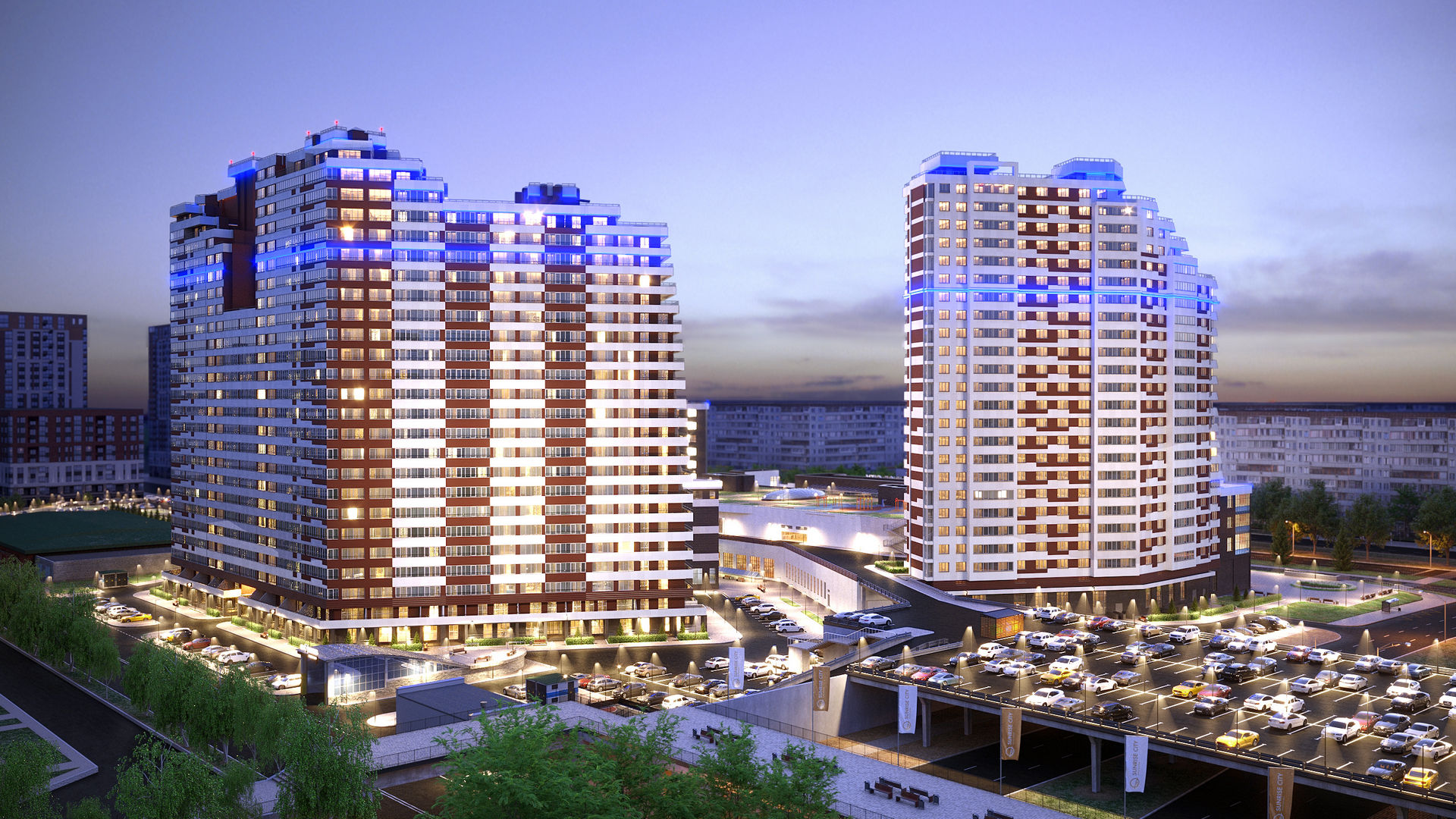 Проект АСКУЭ "РЕСУРС": МЖК «SUNRISE CITY», г. Набережные Челны